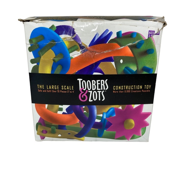 Vintage Toys Vintage Toobers Zots Creative Foam Large Scale